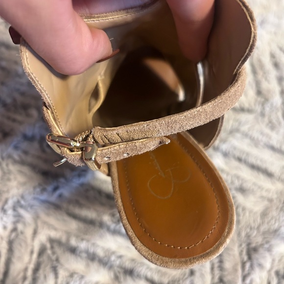 JESSICA SIMPSON wooden pump heal 7.5 - Picture 3 of 8